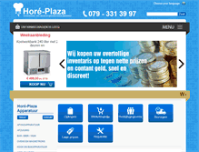 Tablet Screenshot of horeplaza.nl